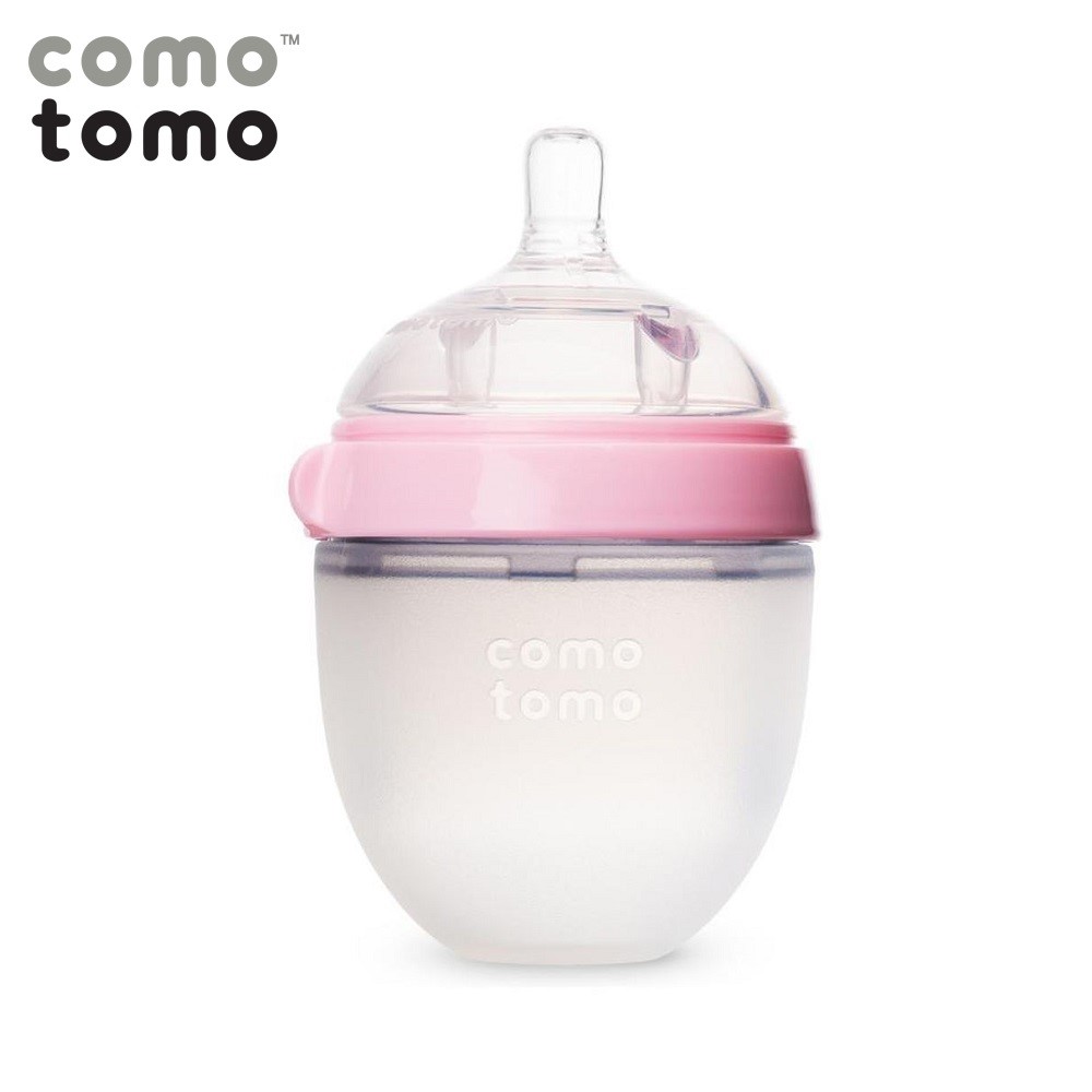 Como Tomo Silikon Bebek Beslenme Biberonu Pembe Orjinal