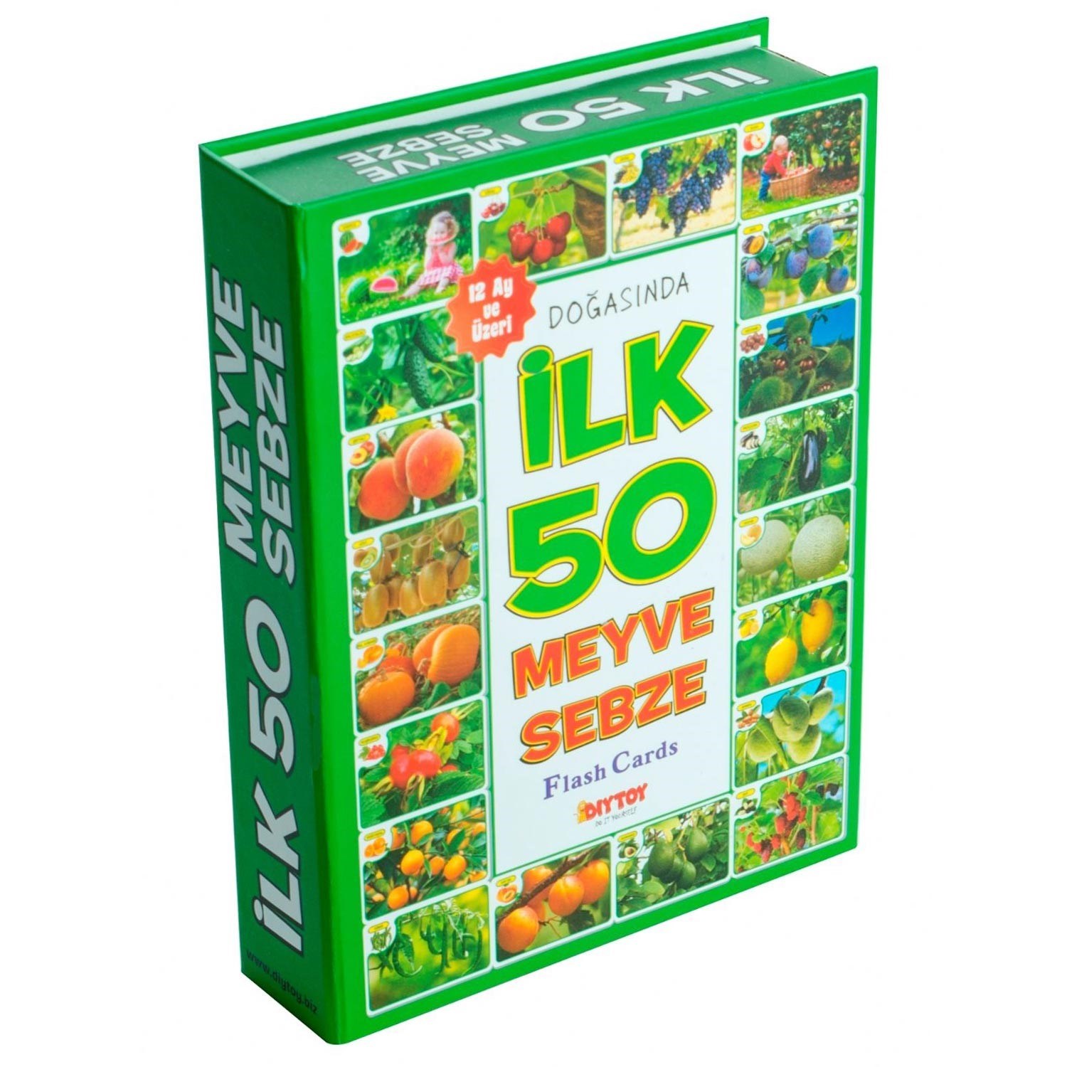 Bebeğimin Flash Kartları - İlk 50 Meyve Sebze Orjinal
