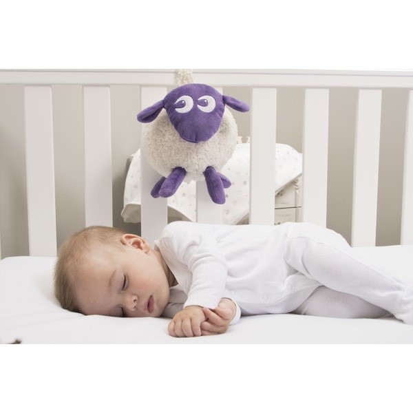 Ewan The Sheep Işıklı Sesli Uyku Arkadaşı Kuzu Purple Orjinal