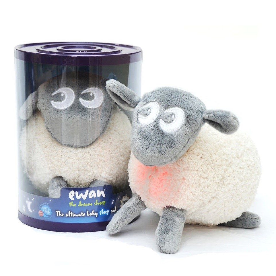 Ewan The Sheep Işıklı Sesli Uyku Arkadaşı Kuzu Grey Orjinal