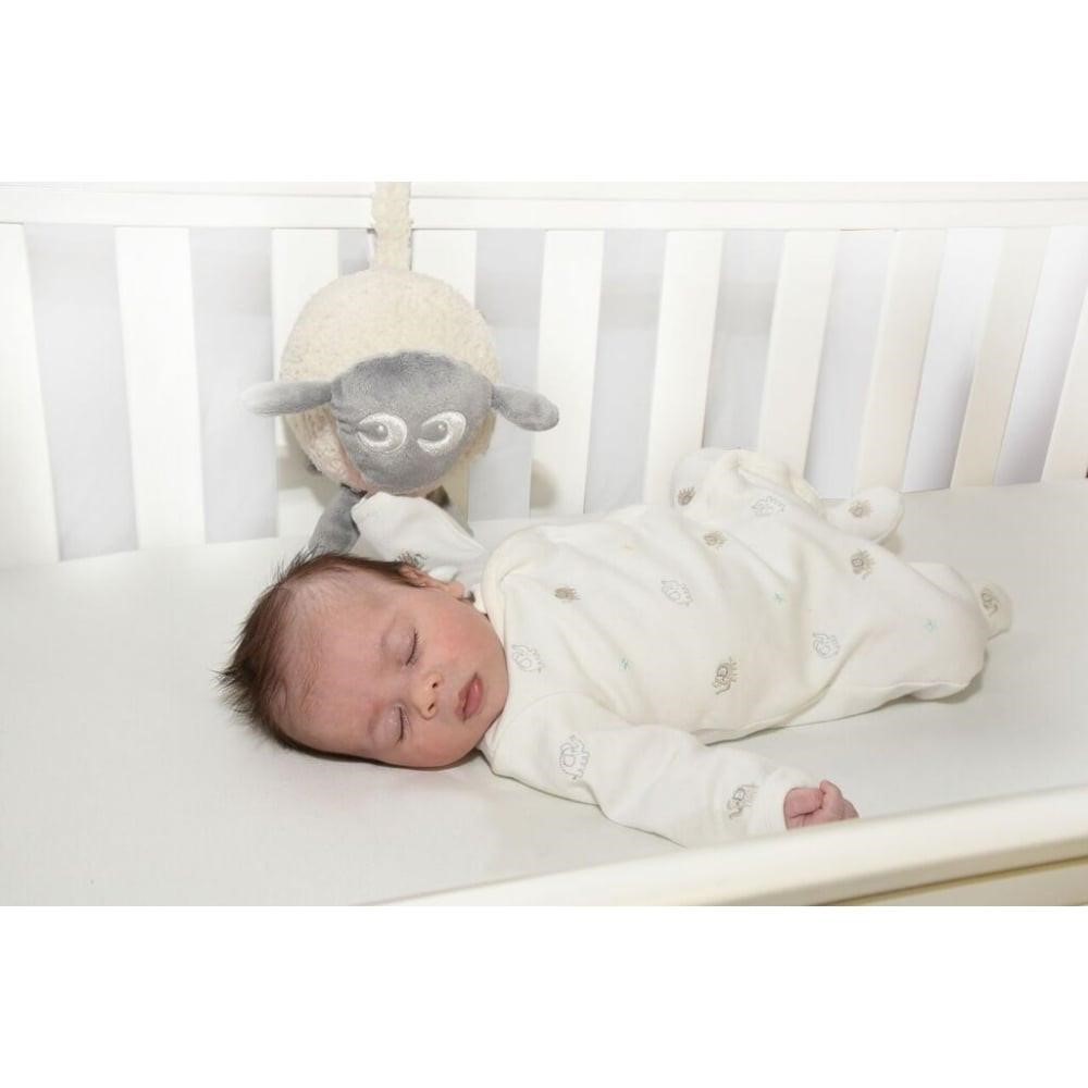 Ewan The Sheep Işıklı Sesli Uyku Arkadaşı Kuzu Grey Orjinal