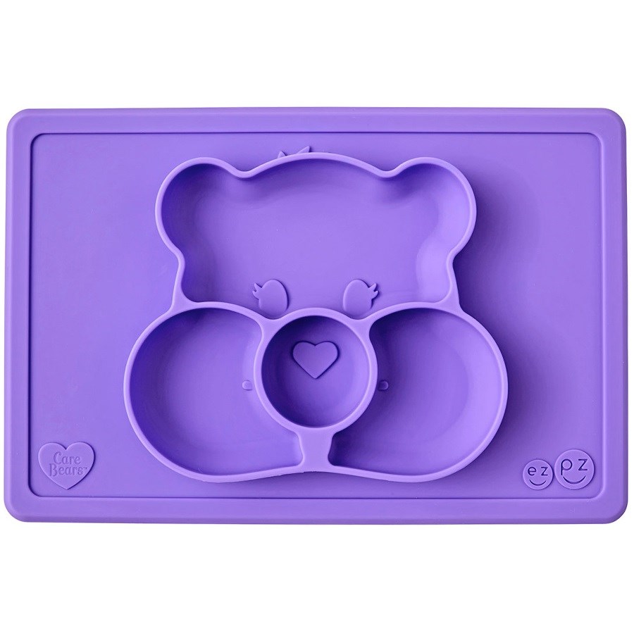 EZPZ Care Bears Mat Wish Bear Mor/ Orjinal Silikon Tabak+Mat Orjinal