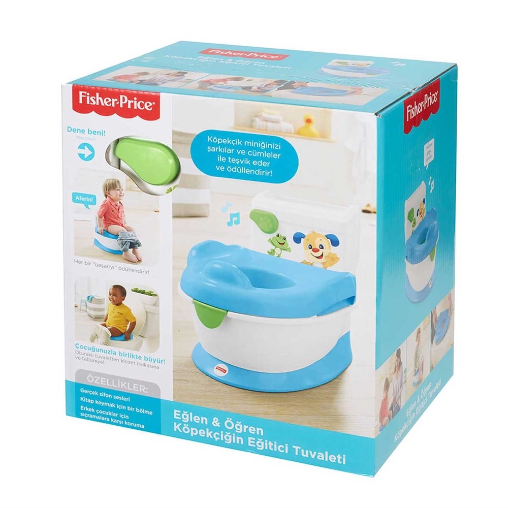 Fisher Price Köpekçiğin Eğitici Tuvaleti - Türkçe Lazımlık Orjinal