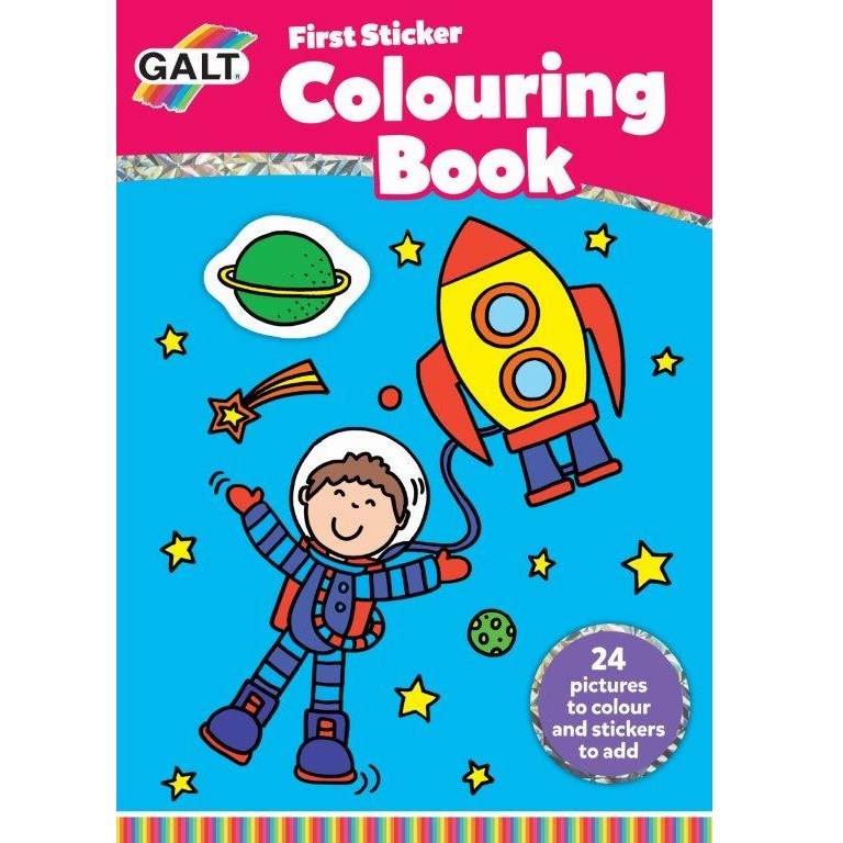 Galt İlk Çıkartmalı Boyama Kitabı 3 Yaş+ Orjinal