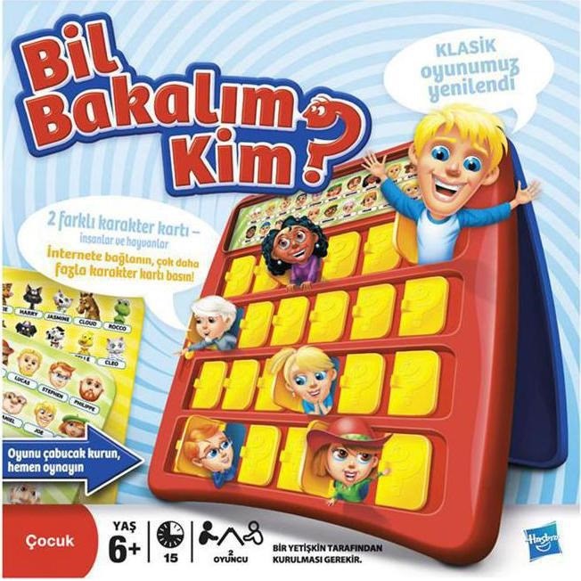 Hasbro Bil Bakalım Kim? 6 Yaş+ Orjinal