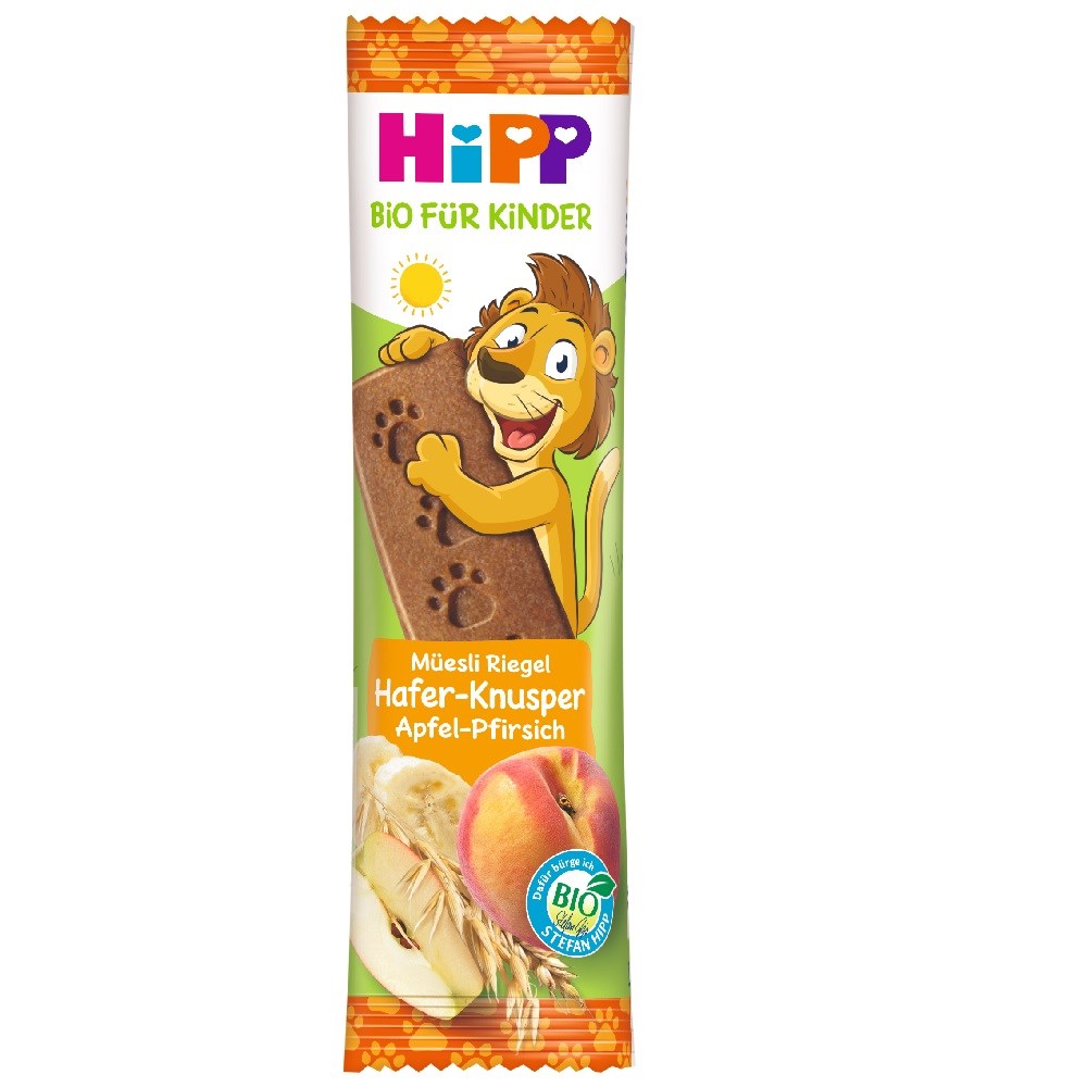 Hipp Organik Şeftali ve Elmalı Meyve Barı 20 gr Orjinal