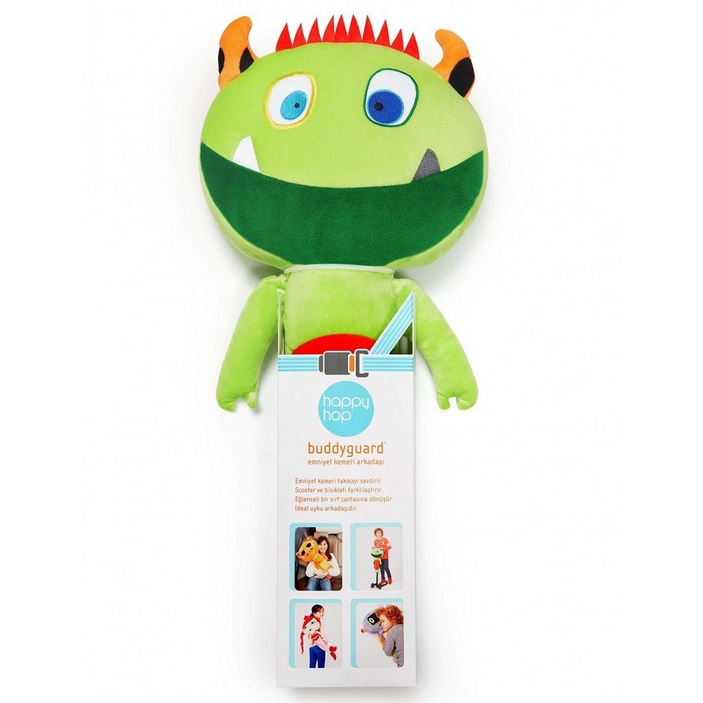 Happy Hop Buddyguard Emniyet Kemeri Arkadaşı Canavar Krem Orjinal
