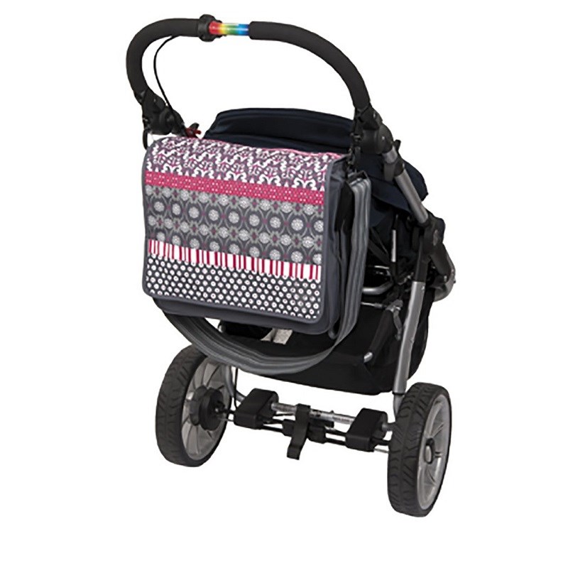 Lassig Casual Messenger Bakım Çantası - Patchwork Black Orjinal