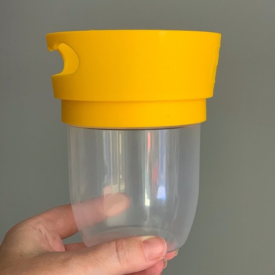 MamaCup Dökülmez Atıştırmalık Ara Öğün Kap Sarı