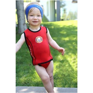 Owli Swimwarm Üşütmeyen Bebek Mayosu Kırmızı