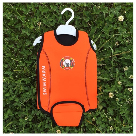 Owli Swimwarm Üşütmeyen Bebek Mayosu Turuncu Orjinal