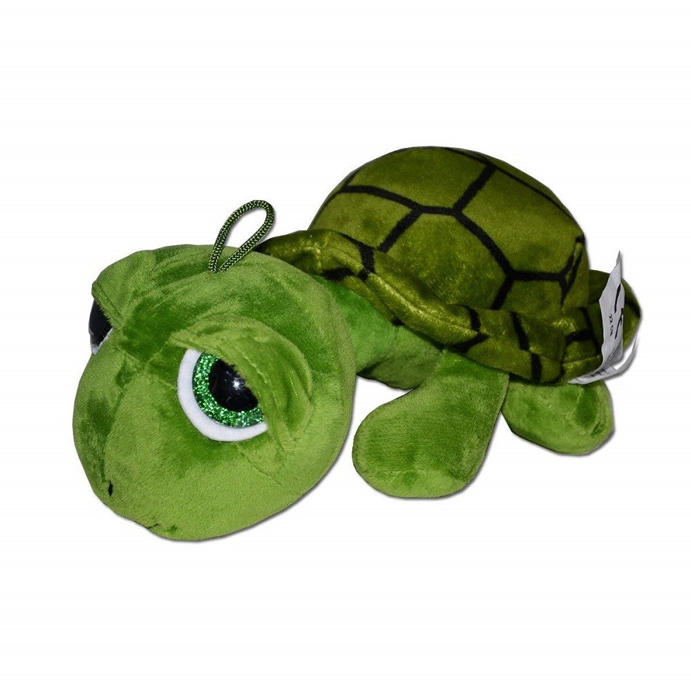 Peluş Yeşil Kaplumbağa 28 cm Orjinal