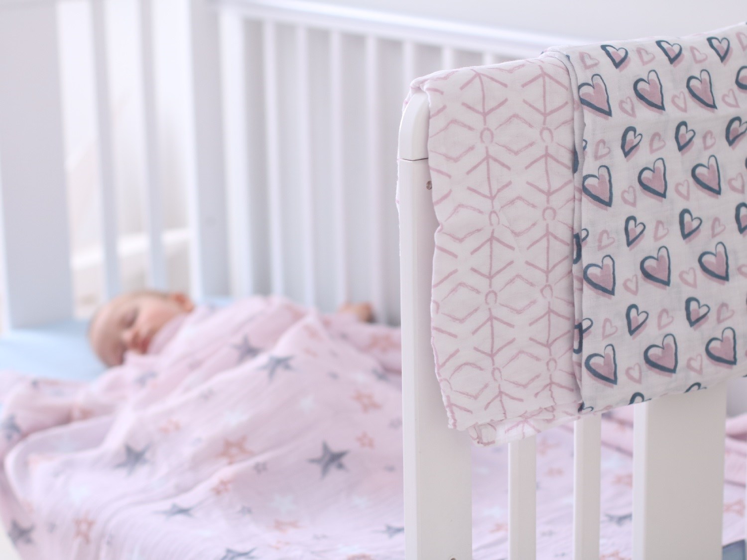 Posh Baby Pembe Müslin Battaniye 3'lü 110x110 cm Orjinal