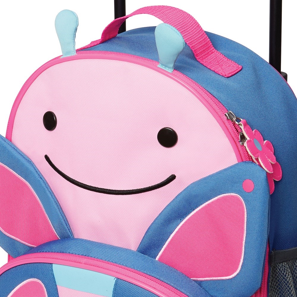 Skip Hop Zoo Çek Çek Çanta Kelebek Pembe