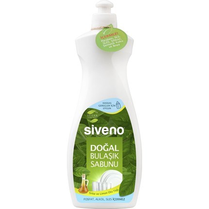 Siveno Doğal Bulaşık Sabunu 500 ml Orjinal