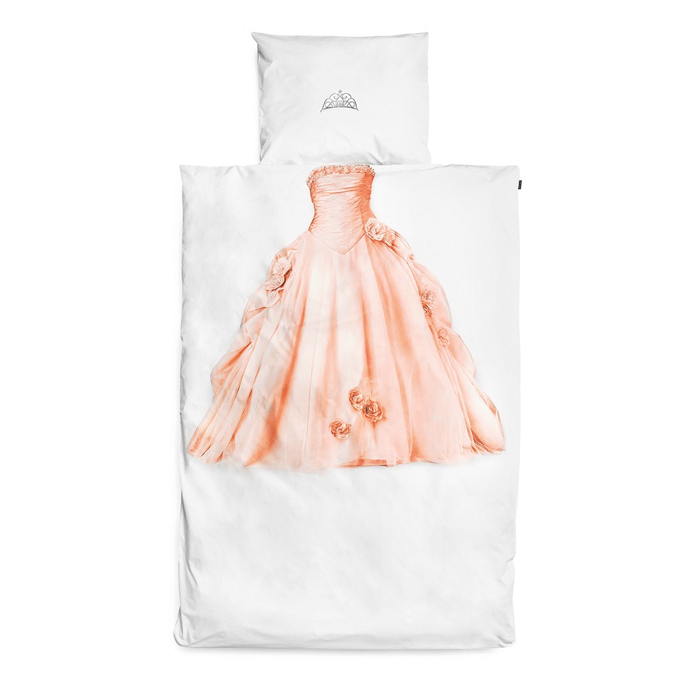 Snurk Nevresim Takımı 135*200 cm - Princess Pink Beyaz
