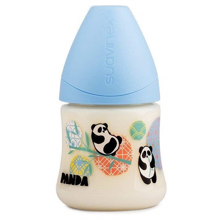 Suavinex Silikon Uç Pp Geniş Ağız Biberon 150 ml Mavi