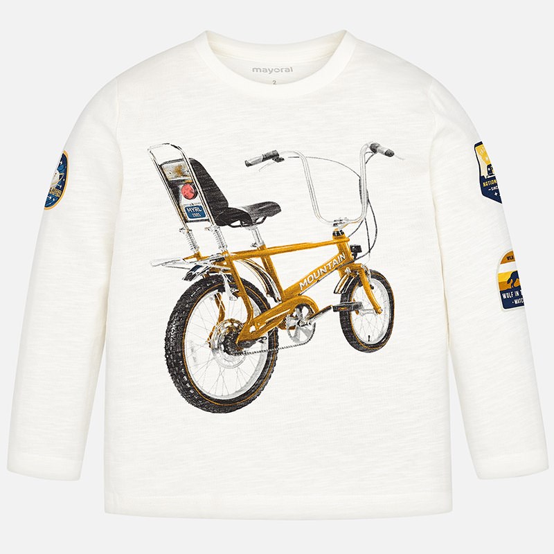Mayoral Erkek Kışlık Uzun Kol T-shirt Krem