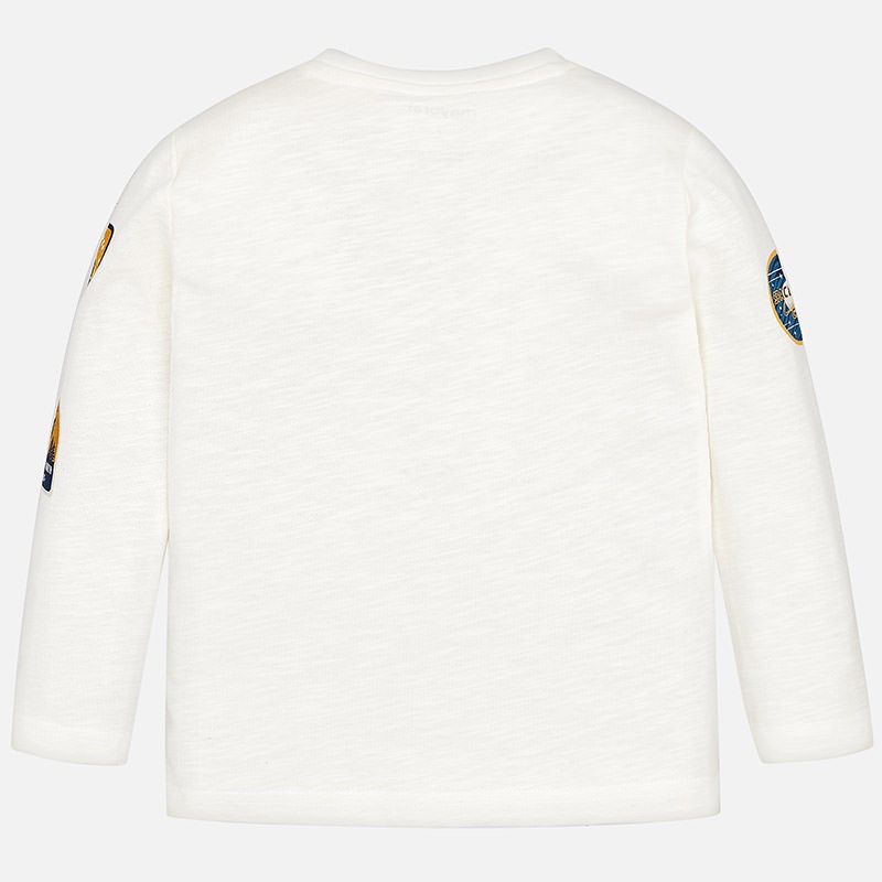 Mayoral Erkek Kışlık Uzun Kol T-shirt Krem