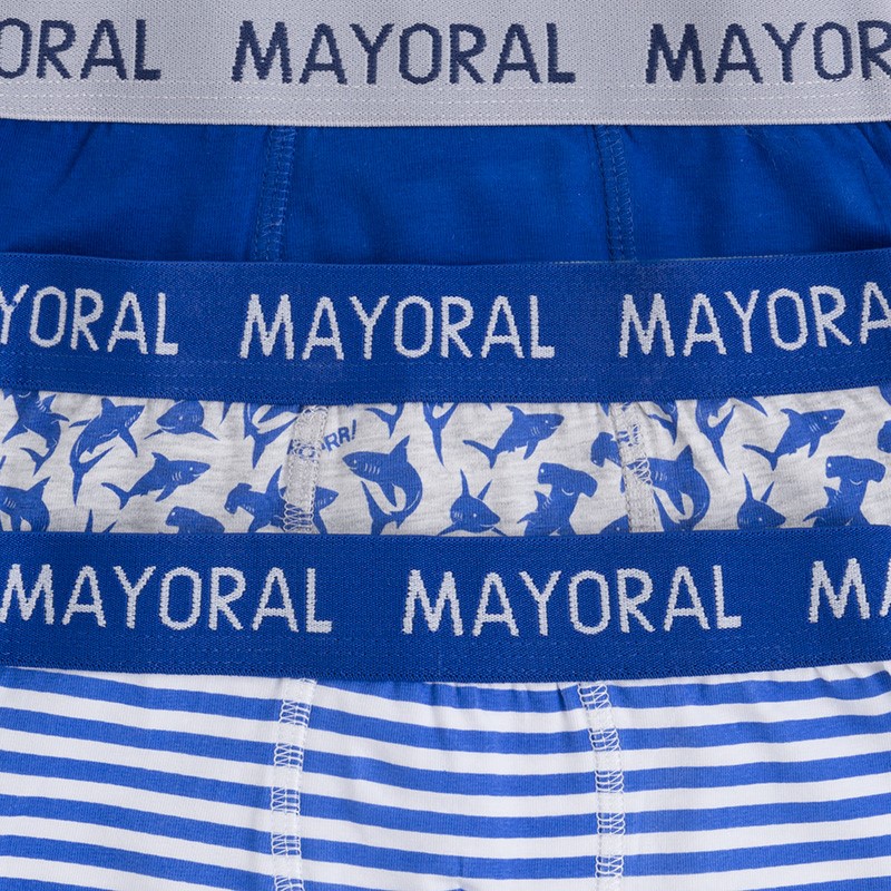 Mayoral Erkek Yazlık Boxer Üçlü Set Mavi