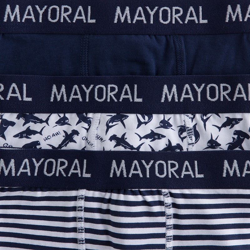 Mayoral Erkek Yazlık Boxer Üçlü Set Koyu Mavi