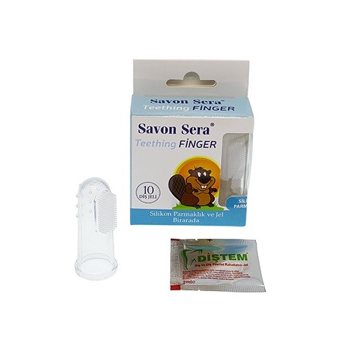 Savon Sera Diş Kaşıma Jeli ve Silikon Parmak Diş Kaşıyıcı Orjinal