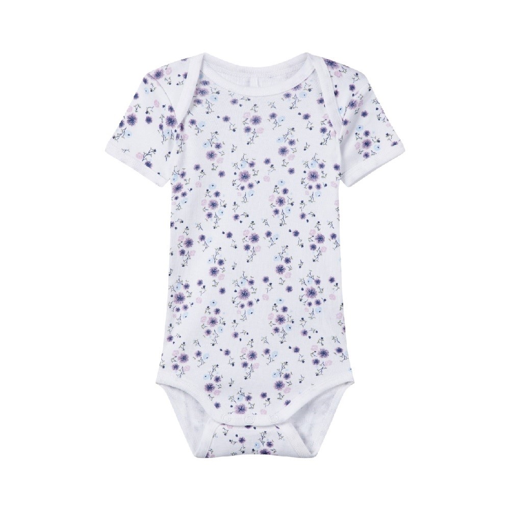 Name It Kız Bebek Kışlık Kısa Kol Body 3'lü Set Mor