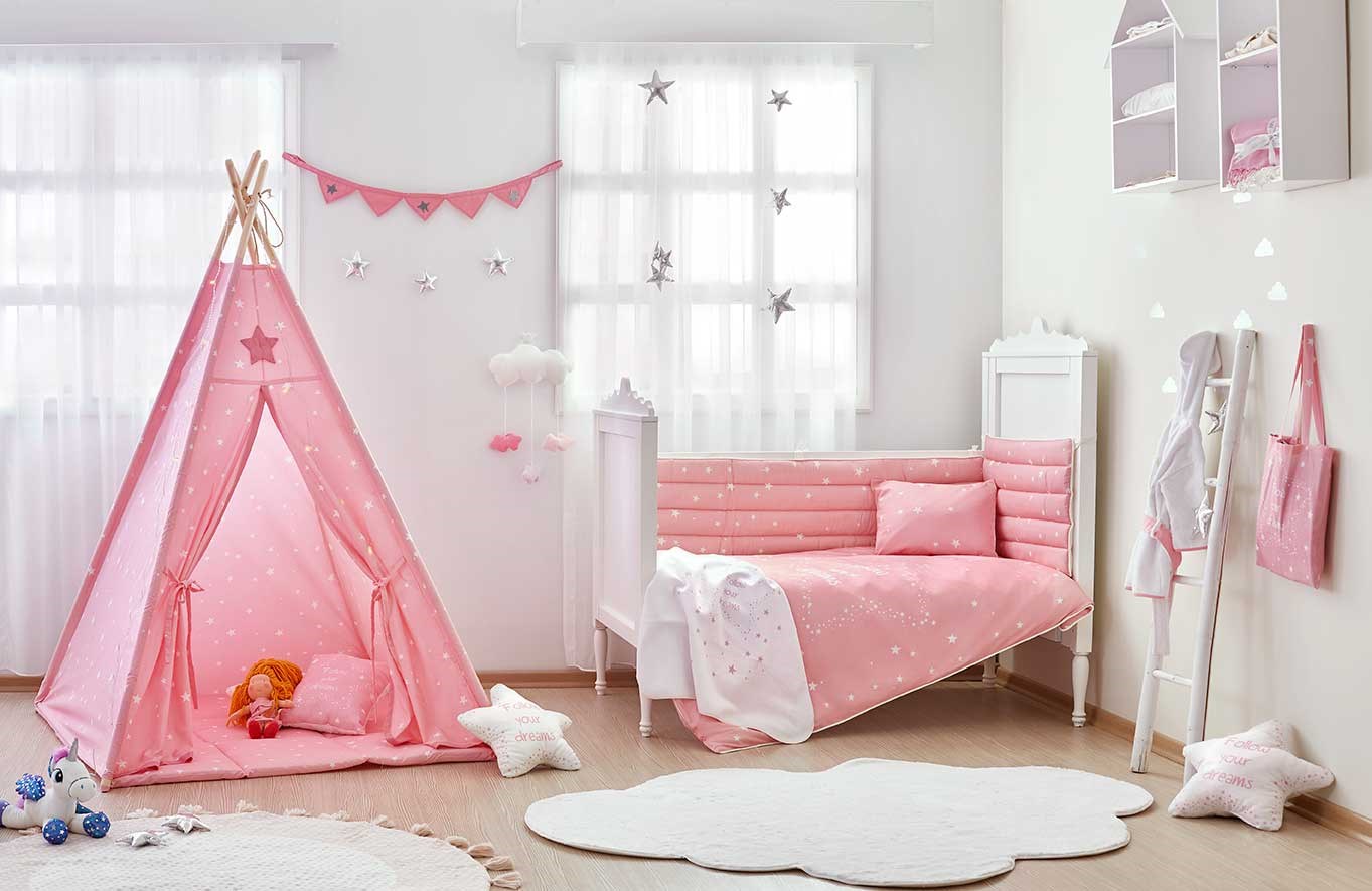 Aybi Baby Çocuk Havlu Bornoz - Follow Your Dreams Pembe