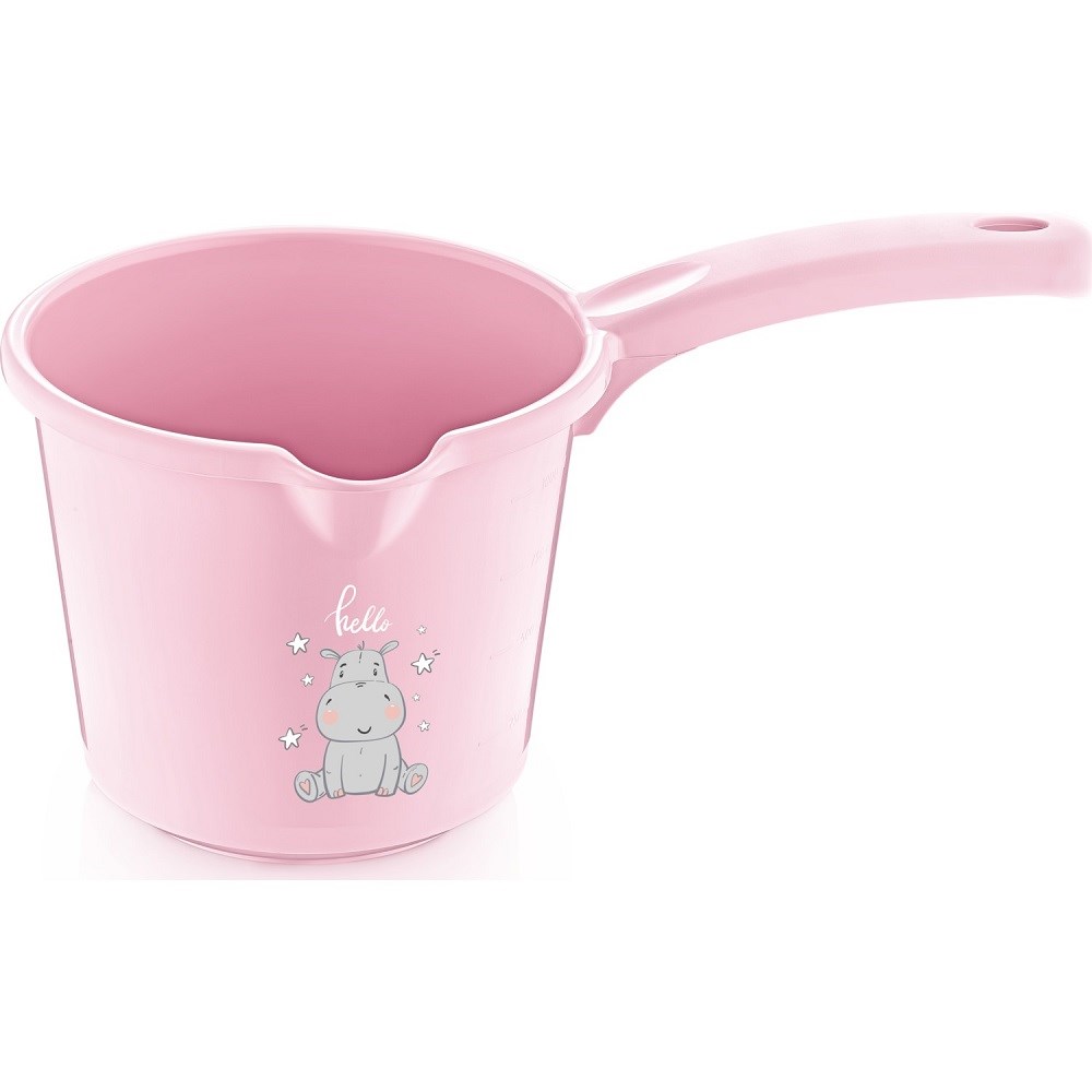 BabyJem Bebek Banyo Maşrapası Mat Renkli Pembe