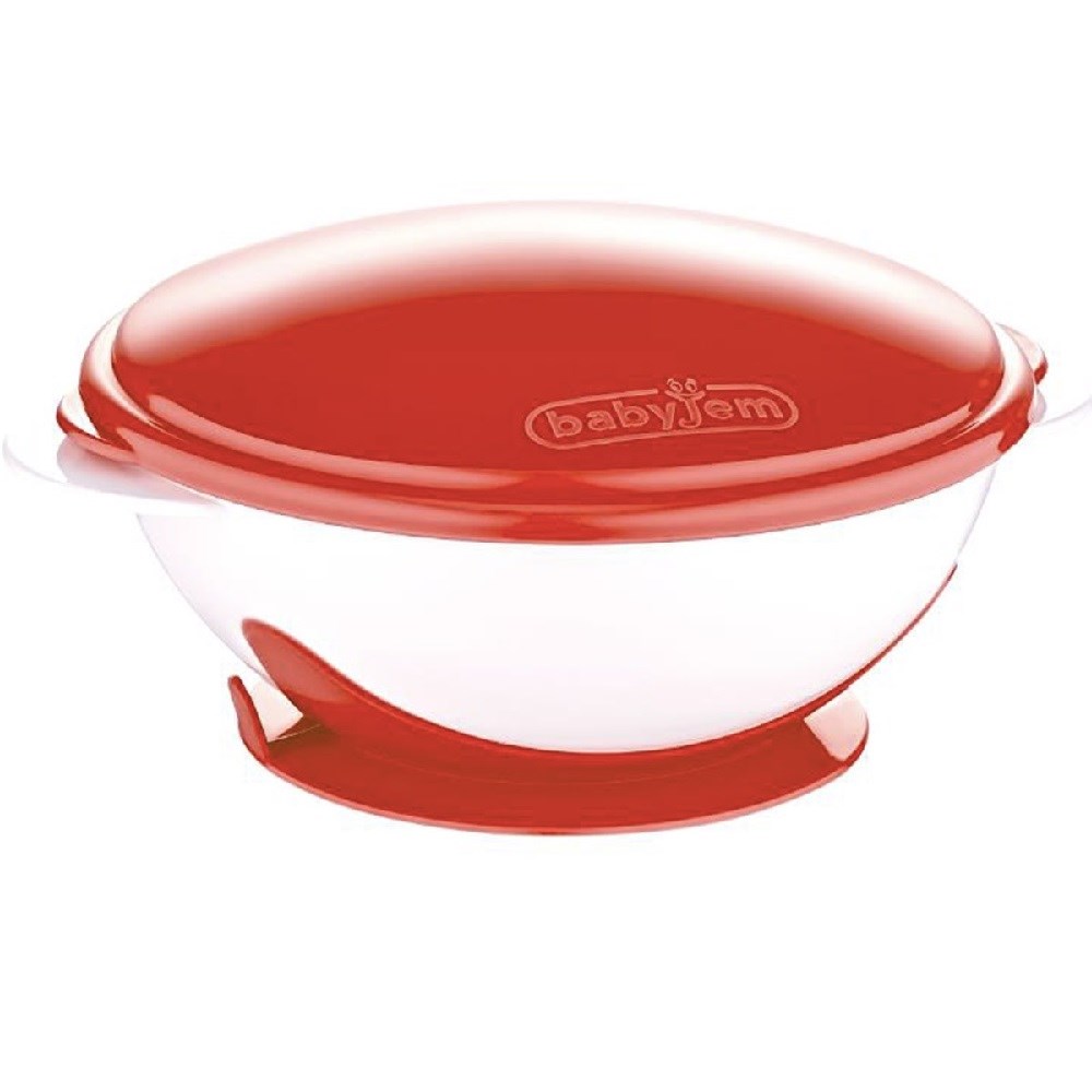 BabyJem Vakumlu Mama Tabağı Pembe