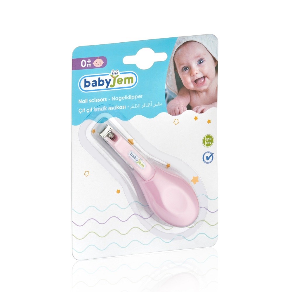 BabyJem Bebek Çıt Çıt Tırnak Makası Pembe