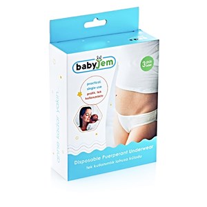 BabyJem Tek Kullanımlık Lohusa Külodu 3lü