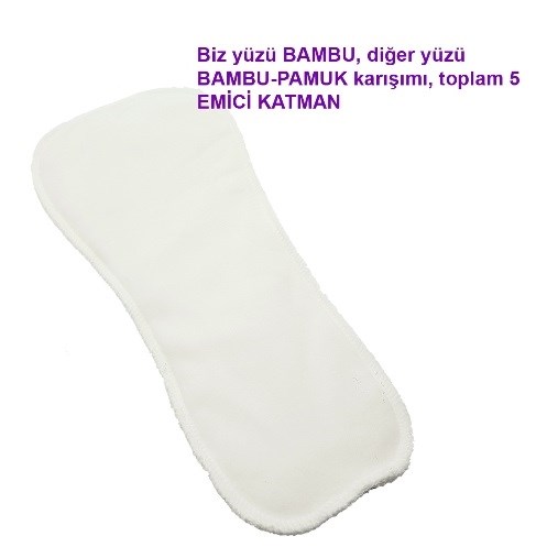 BabyNEO Bambu Tek Beden Yıkanabilir Bebek Bezi Örgü Orjinal