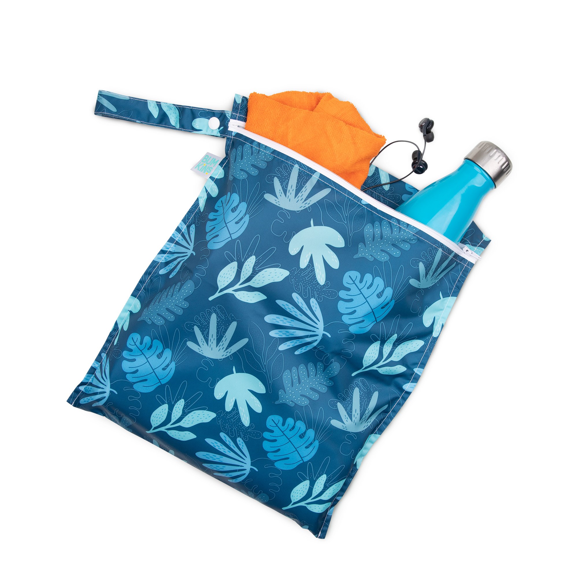 Bumkins Islak/Kirli Çantası - Blue Tropic 