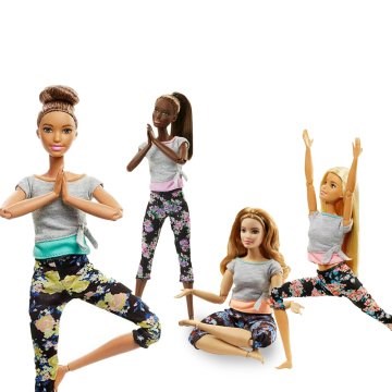 Barbie Sonsuz Hareket Bebekleri Pembe