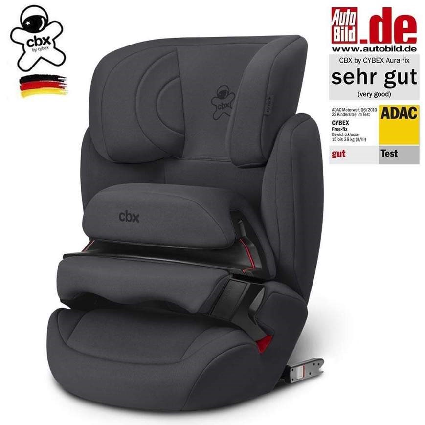 ADAC'lı Cybex CBX Aura Free Fix 9-36 Oto Koltuğu Comfy Grey Orjinal