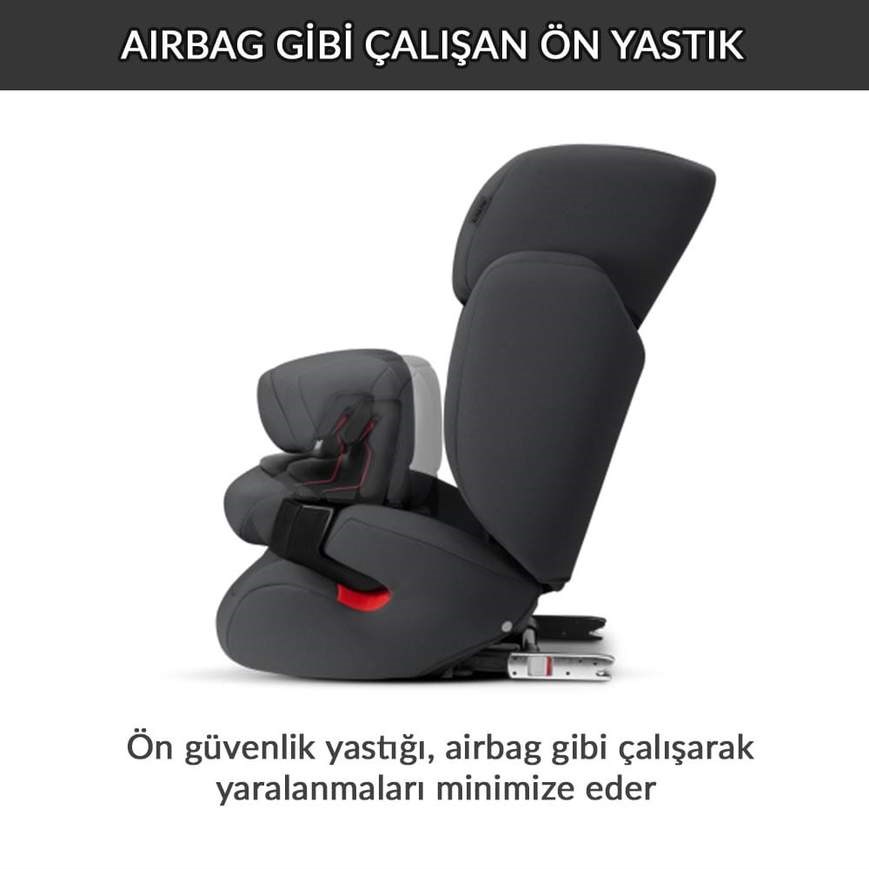 ADAC'lı Cybex CBX Aura Free Fix 9-36 Oto Koltuğu Comfy Grey Orjinal