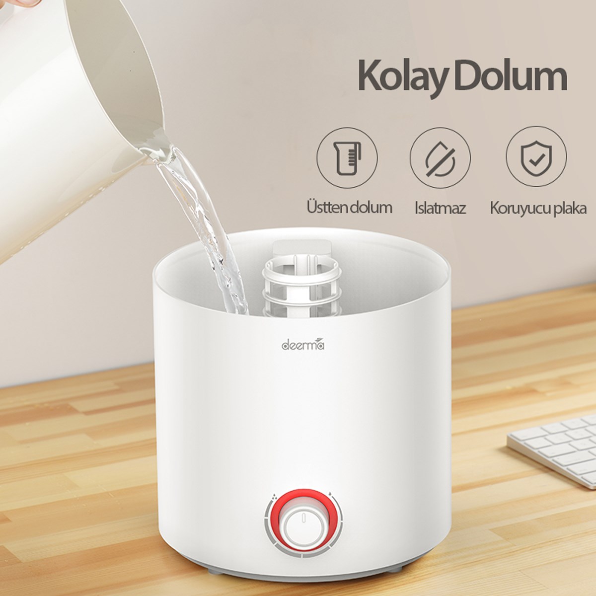 Deerma F300 Üstten Dolum Soğuk Buhar Üfleyici Orjinal