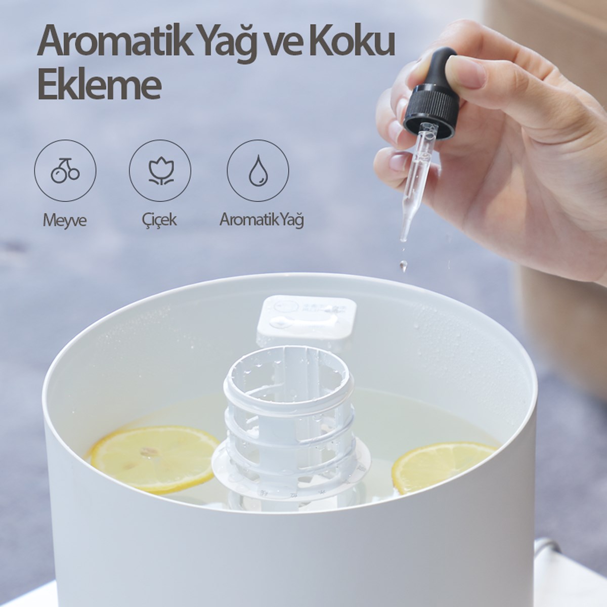 Deerma F300 Üstten Dolum Soğuk Buhar Üfleyici Orjinal