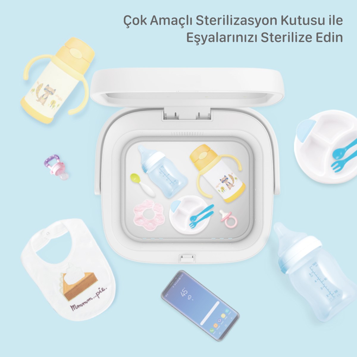 Deerma T5 Ultraviyole (UVC) Sterilizasyon Cihazı Orjinal
