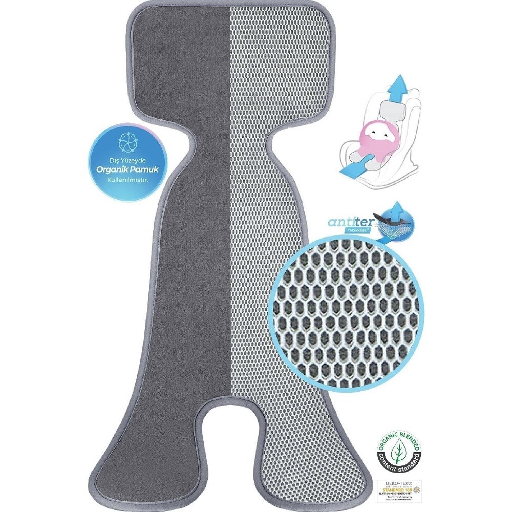 Aircosy Bebek Oto Koltuğu Minderi Pembe