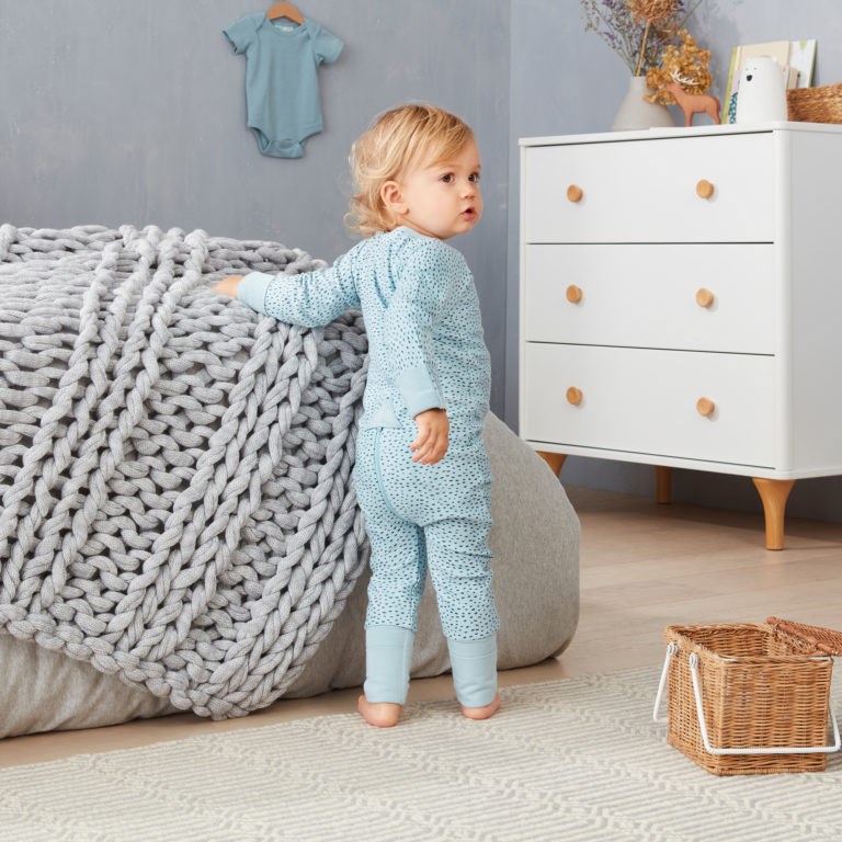 ErgoPouch Organik Koton Uyku Tulumu 1.0 TOG - Pebble Orjinal
