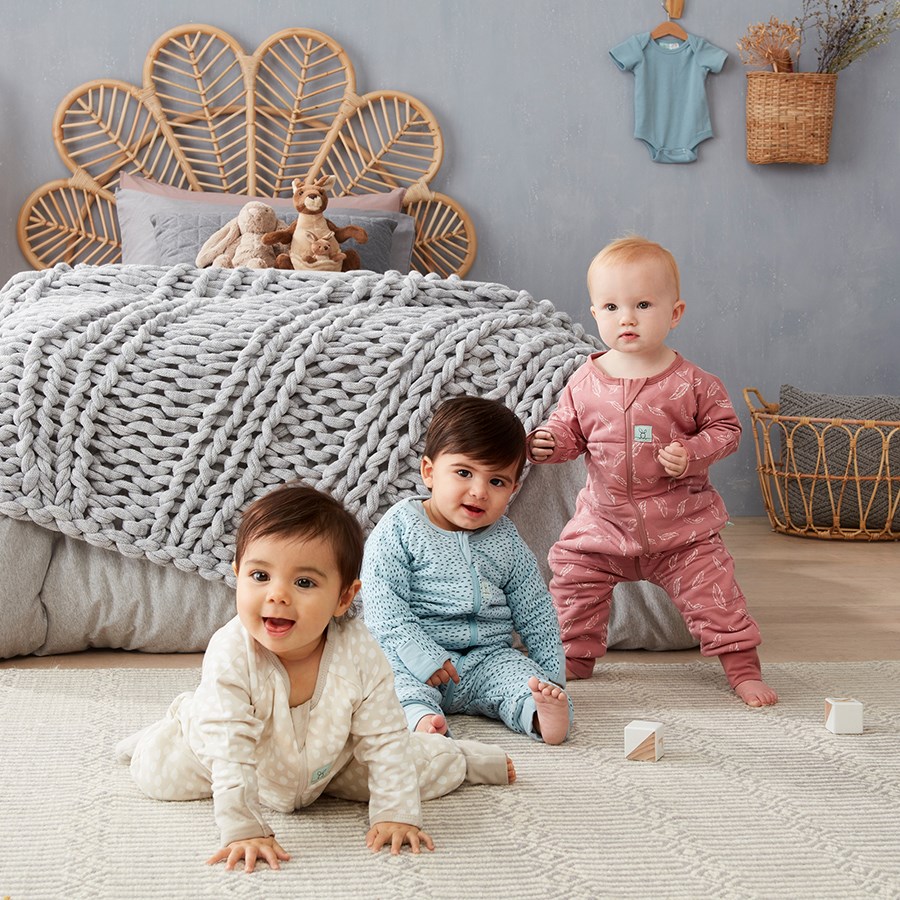 ErgoPouch Organik Koton Uyku Tulum 2.5 TOG - Pebble Orjinal