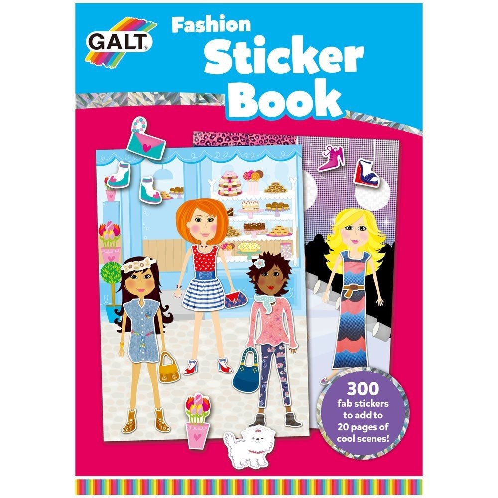 Galt Fashion Sticker Çıkartma Kitabı 4 Yaş+ Orjinal