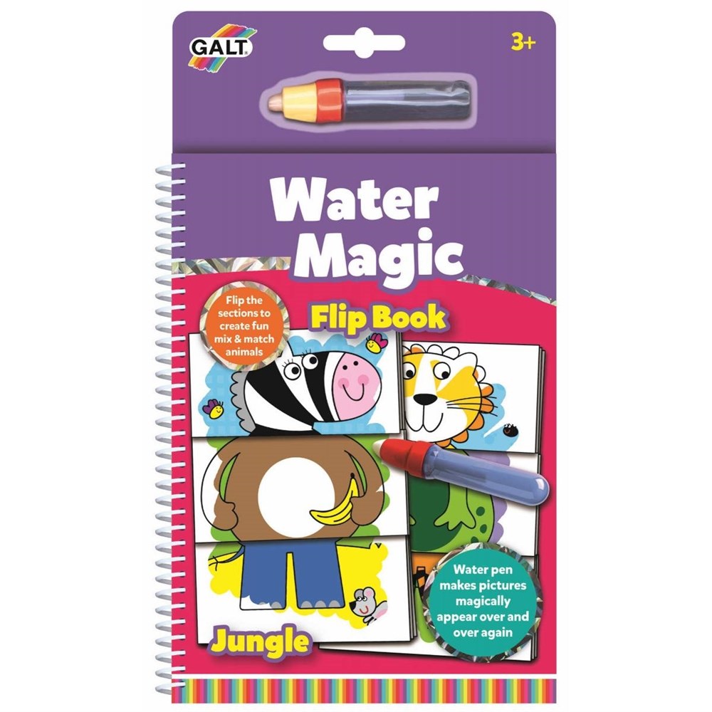 Galt Water Magic Sihirli Boyama Kitabı Flip Book Orman 3 Yaş+ Orjinal