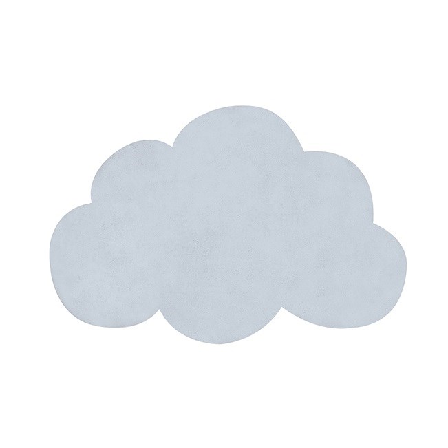 Lilipinso Bebek Odası Halı 64x100 cm Bulut Blue Orjinal