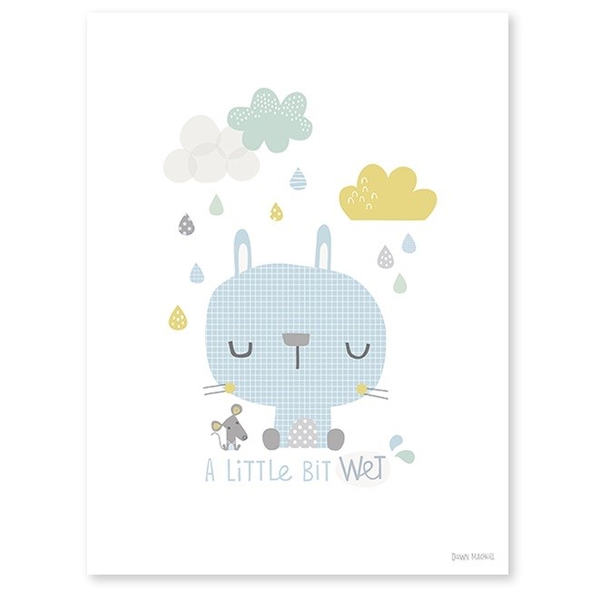 Lilipinso Bebek Odası Poster 30x40 cm Tavşan İle Fare Orjinal