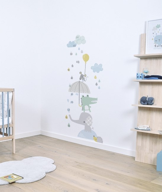 Lilipinso Bebek Odası Boy Ağacı Yağmurda Hayvanlar Orjinal