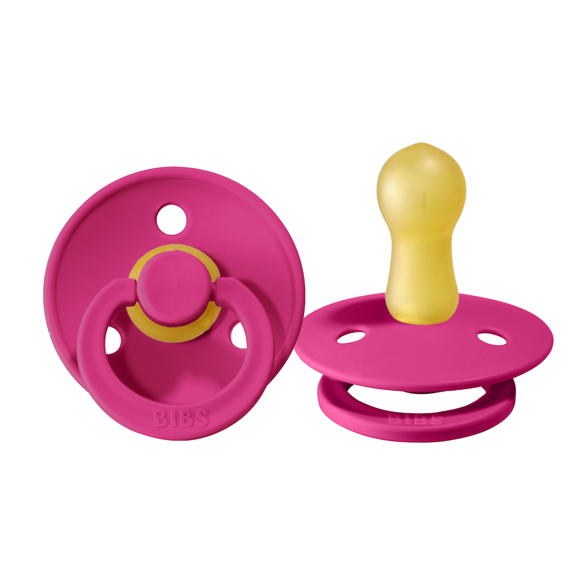 Bibs Colour Bebek Doğal Kauçuk Emzik Raspberry 6-18 Ay Pembe