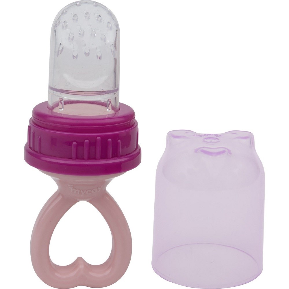 MyCey Güvenli Silikon Meyve Sebze Emziği Pembe